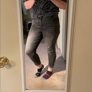 Old navy rockstar skinny black acid wash jeans